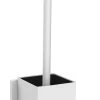Allibert Rangements Salle De Bain Brosse Wc En Alu Laqué Blanc -Rangements déco Soldes brosse wc en alu laque blanc