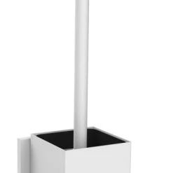 Allibert Rangements Salle De Bain Brosse Wc En Alu Laqué Noir -Rangements déco Soldes brosse wc en alu laque blanc 3