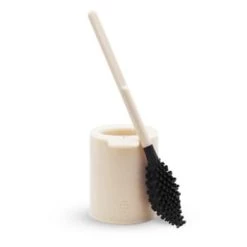 Biom Paris Rangements Salle De Bain Brosse WC En Matières Bio-sourcées Et Recyclées Gris Souris 12 Biom Paris Rangements Salle De Bain Brosse WC En Matières Bio-sourcées Et Recyclées Gris Souris -Rangements déco Soldes brosse wc en matieres bio sourcees et recyclees beige saint jacques 8