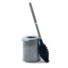 Biom Paris Rangements Salle De Bain Brosse WC En Matières Bio-sourcées Et Recyclées Gris Dauphin -Rangements déco Soldes brosse wc en matieres bio sourcees et recyclees gris dauphin
