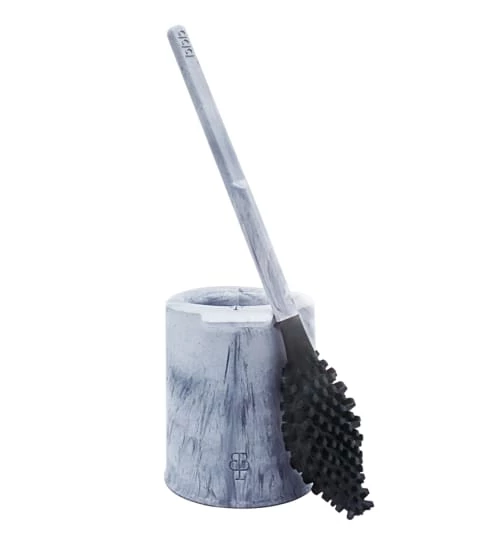 Biom Paris Rangements Salle De Bain Brosse WC En Matières Bio-sourcées Et Recyclées Gris étoile 3 Biom Paris Rangements Salle De Bain Brosse WC En Matières Bio-sourcées Et Recyclées Gris étoile