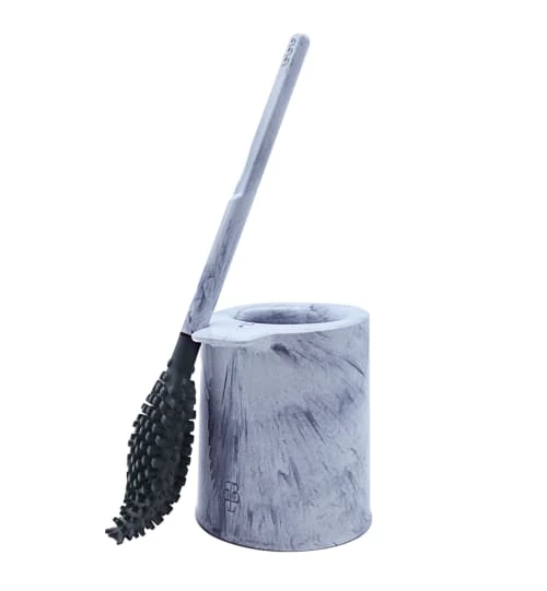 Biom Paris Rangements Salle De Bain Brosse WC En Matières Bio-sourcées Et Recyclées Gris étoile 5 Biom Paris Rangements Salle De Bain Brosse WC En Matières Bio-sourcées Et Recyclées Gris étoile – Image 3