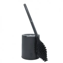 Biom Paris Rangements Salle De Bain Brosse WC En Matières Bio-sourcées Et Recyclées Gris Orage