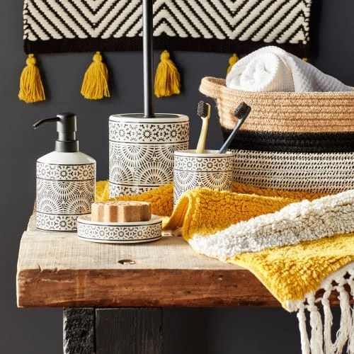 Guy Levasseur Rangements Salle De Bain Brosse Wc En Porcelaine Blanc Et Noir 4 Guy Levasseur Rangements Salle De Bain Brosse Wc En Porcelaine Blanc Et Noir – Image 2