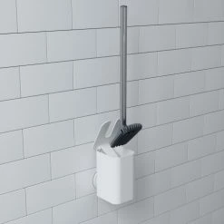Umbra Rangements Salle De Bain Brosse WC Murale Sans Perçage Système Flex -Rangements déco Soldes brosse wc murale sans percage systeme flex 1