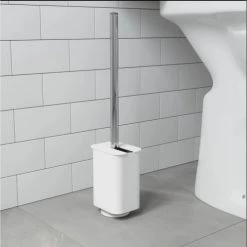 Umbra Rangements Salle De Bain Brosse WC Murale Sans Perçage Système Flex -Rangements déco Soldes brosse wc murale sans percage systeme flex 4