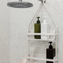 Umbra Rangements Salle De Bain Caddie De Douche à 2 étagères, à Suspendre, Blanc -Rangements déco Soldes caddie de douche a 2 etageres a suspendre blanc 2