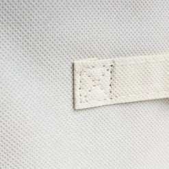 Casâme Boîtes Cube De Rangement Intissé 28x28cm - Lot De 2 - Écru -Rangements déco Soldes cube de rangement intisse 28x28cm lot de 2 ecru 2