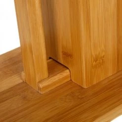 Wadiga Rangements Salle De Bain Dérouleur Papier Toilette + Brosse WC En Bambou -Rangements déco Soldes derouleur papier toilette brosse wc en bambou 3