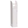 Five Simply Smart Rangements Salle De Bain Dérouleur Papier WC Avec Réserve Bois Blanc -Rangements déco Soldes derouleur papier wc avec reserve bois blanc