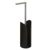 Five Simply Smart Rangements Salle De Bain Dérouleur Papier WC Avec Réserve Métal Noir -Rangements déco Soldes derouleur papier wc avec reserve metal noir