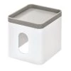 IDesign Rangements Salle De Bain Distributeur à Mouchoirs Et Repose Bijoux - Blanc
