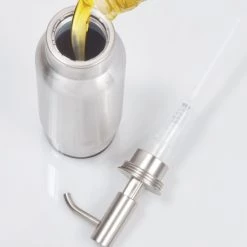 IDesign Rangements Salle De Bain Distributeur à Savon Moderne - Argent -Rangements déco Soldes distributeur a savon moderne argent 2