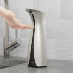 Umbra Rangements Salle De Bain Distributeur Automatique De Savon Otto Plastique Argenté -Rangements déco Soldes distributeur automatique de savon otto plastique argente 4