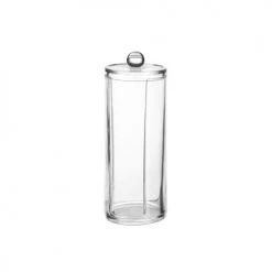 Wadiga Rangements Salle De Bain Distributeur De Coton à Démaquiller En Acrylique Transparent