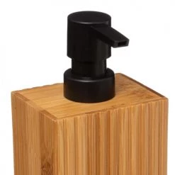 Five Simply Smart Rangements Salle De Bain Distributeur De Savon Bambou - 8.6x6.5x17.5cm -Rangements déco Soldes distributeur de savon bambou 8 6x6 5x17 5cm 2