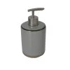 Home Bain Rangements Salle De Bain Distributeur De Savon Bicolore Gris Gris -Rangements déco Soldes distributeur de savon bicolore gris gris