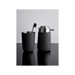 Sodahl Rangements Salle De Bain Distributeur De Savon En Acier Inoxydable Gris Anthracite -Rangements déco Soldes distributeur de savon en acier inoxydable gris anthracite 2