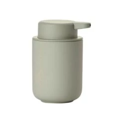 Zone Denmark Rangements Salle De Bain Distributeur De Savon En Argile Blanc -Rangements déco Soldes distributeur de savon en argile vert pistache 2