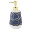 Guy Levasseur Rangements Salle De Bain Distributeur De Savon En Céramique à Motifs Bleu -Rangements déco Soldes distributeur de savon en ceramique a motifs bleu 1