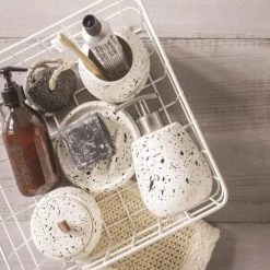 Guy Levasseur Rangements Salle De Bain Distributeur De Savon En Céramique Blanc Tacheté à La Main 7 Guy Levasseur Rangements Salle De Bain Distributeur De Savon En Céramique Blanc Tacheté à La Main -Rangements déco Soldes distributeur de savon en ceramique blanc tachete a la main 2