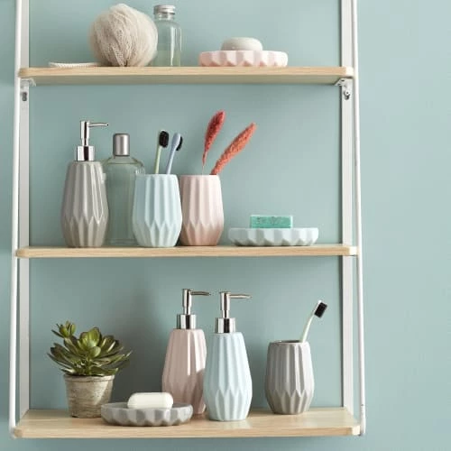 Guy Levasseur Rangements Salle De Bain Distributeur De Savon En Céramique Rose Poudré 5 Guy Levasseur Rangements Salle De Bain Distributeur De Savon En Céramique Rose Poudré – Image 3