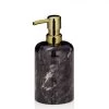 Kela Rangements Salle De Bain Distributeur De Savon En Marbre Noir Et Métal Doré -Rangements déco Soldes distributeur de savon en marbre noir et metal dore