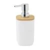 Guy Levasseur Rangements Salle De Bain Distributeur De Savon En Polystyrène Et Bambou Blanc -Rangements déco Soldes distributeur de savon en polystyrene et bambou blanc
