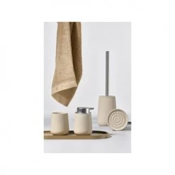 Zone Denmark Rangements Salle De Bain Distributeur De Savon En Porcelaine Beige Sable -Rangements déco Soldes distributeur de savon en porcelaine beige sable 2