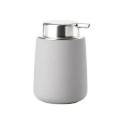 Zone Denmark Rangements Salle De Bain Distributeur De Savon En Porcelaine Gris Clair -Rangements déco Soldes distributeur de savon en porcelaine gris clair 2