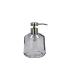 Sodahl Rangements Salle De Bain Distributeur De Savon En Verre écru -Rangements déco Soldes distributeur de savon en verre gris tourterelle