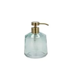 Sodahl Rangements Salle De Bain Distributeur De Savon En Verre Vert Foncé -Rangements déco Soldes distributeur de savon en verre vert fonce 3