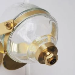 Maison Tilleul Rangements Salle De Bain Distributeur De Savon Mural Laiton Or -Rangements déco Soldes distributeur de savon mural laiton or 2