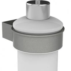 Allibert Rangements Salle De Bain Distributeur Savon En Alu Laqué à Fixer