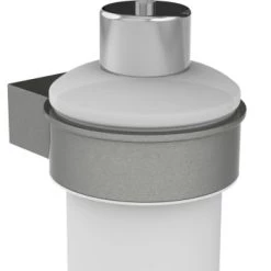 Allibert Rangements Salle De Bain Distributeur Savon En Alu Laqué à Fixer -Rangements déco Soldes distributeur savon en alu laque a fixer 6