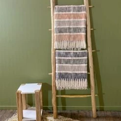 Now’s Home Rangements Salle De Bain Échelle En Teck Démontable 2M -Rangements déco Soldes echelle en teck demontable 2m 2