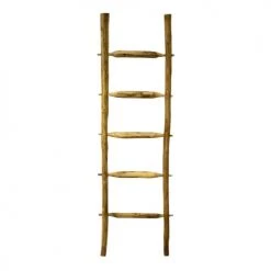 Now’s Home Rangements Salle De Bain Échelle En Teck Démontable 2M