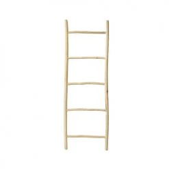 Bazar Bizar Rangements Salle De Bain Échelle En Teck Naturel 165x57