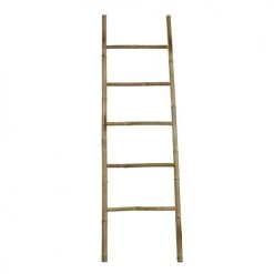 Casatera Rangements Salle De Bain Echelle Porte-serviette Bois Clair