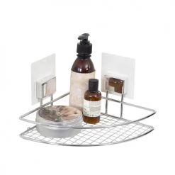 Compactor Rangements Salle De Bain Étagère Auto-adhésive D'angle -Rangements déco Soldes etagere auto adhesive d angle 3