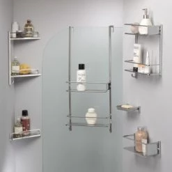 Allibert Rangements Salle De Bain Etagère De Douche à Fixer En Inox 7 Allibert Rangements Salle De Bain Etagère De Douche à Fixer En Inox -Rangements déco Soldes etagere de douche a fixer en inox 2