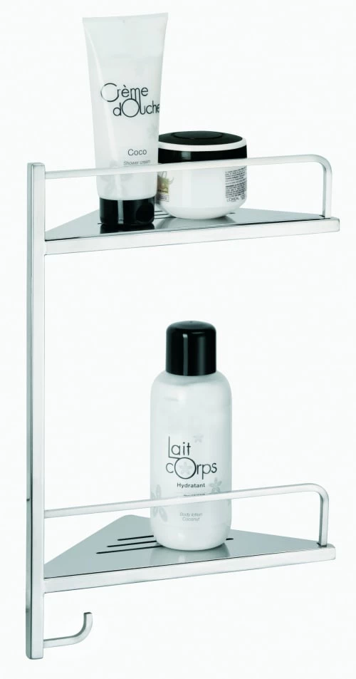 Allibert Rangements Salle De Bain Etagère De Douche D'angle En Inox 4 Allibert Rangements Salle De Bain Etagère De Douche D'angle En Inox – Image 2