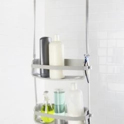 Umbra Rangements Salle De Bain Etagère De Douche Flex Pvc Gris -Rangements déco Soldes etagere de douche flex pvc gris 2