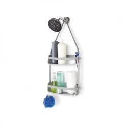 Umbra Rangements Salle De Bain Etagère De Douche Flex Pvc Gris