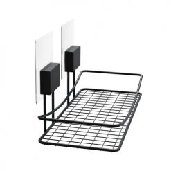 Compactor Rangements Salle De Bain Etagère Murale Auto-adhésive 25 X 11,5 X H.15 Cm -Rangements déco Soldes etagere murale auto adhesive 25 x 11 5 x h 15 cm 1