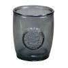 Sensei Maison Rangements Salle De Bain Gobelet En Verre Recyclé Silver Gris 10,5 Cm -Rangements déco Soldes gobelet en verre recycle silver gris 10 5 cm