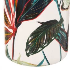 Five Simply Smart Rangements Salle De Bain Gobelet Porte Brosses à Dents Feuillage Exotique -7.8x7.8x11cm -Rangements déco Soldes gobelet porte brosses a dents feuillage exotique 7 8x7 8x11cm 2