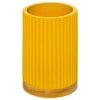 Five Simply Smart Rangements Salle De Bain Gobelet Porte Brosses à Dents Jaune Et Bambou -Rangements déco Soldes gobelet porte brosses a dents jaune et bambou