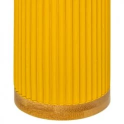 Five Simply Smart Rangements Salle De Bain Gobelet Porte Brosses à Dents Jaune Et Bambou -Rangements déco Soldes gobelet porte brosses a dents jaune et bambou 2
