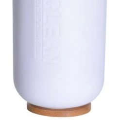 Wadiga Rangements Salle De Bain Gobelet Salle De Bain Blanc Et Bambou - 7x11cm -Rangements déco Soldes gobelet salle de bain blanc et bambou 7x11cm 2